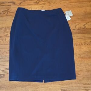 Kasper Classic Navy Pencil Skirt